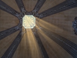 soffitto, raggi, luce, cupola, sole, decorazioni, volta, angeli, lucernario, interno, quadrato, diagonali, raggio
