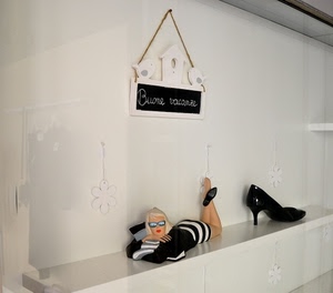 scarpa, vetrina, bianco, nero, manichino, donna, scarpe