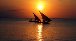 tramonto, barche, mare, sole, vele, alba, controluce, vela