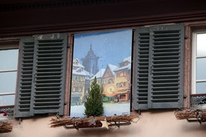 finestra, persiane, stella, natale, albero, disegno, fasci, abete, finestre, addobbi