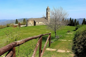 chiesa, prato, campanile, verde, alberi, staccionata, albero, erba, paesaggio, steccato