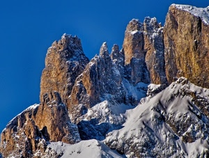 neve, cielo, cime, montagne, azzurro, bianco, vette, dolomiti, roccia, rocce, montagna, inverno